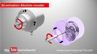 Absolute Encoder Shaft Encoder Rotary encoder  how it works [upl. by Arodaeht801]