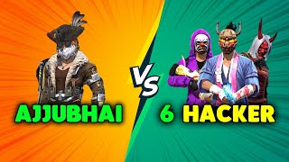 6 Hacker Pro Player vs Ajjubhai Best Clash Squad Gameplay  Garena Free Fire  Total Gaming [upl. by Zebada]