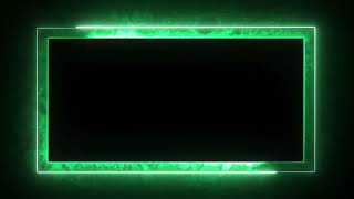 Glowing frame black screen  Neon light border  Frame template video background [upl. by Dlnaod]