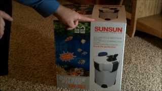 SunSun HW 302 Canister Filter Unboxing and Review [upl. by Saval]