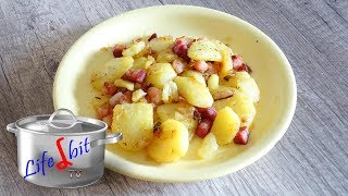 Bratkartoffeln mit Speck und Zwiebeln [upl. by Nanek]