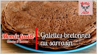 Galettes bretonnes au sarrasin au Thermomix [upl. by Nocaj]