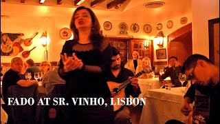 RESTAURANT LISBON SRVINHO DINNER FADO SHOW [upl. by Ayoj569]