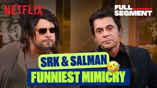 Sunil Grover amp Krushnas HILARIOUS SRKSalman Mimicry 🤣 Ft Kartik Aaryan  TGIKS [upl. by Ettevi]