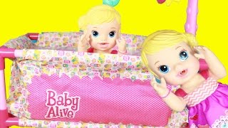 BABY ALIVE Doll NEW Pack N Play Crib Doll Furniture [upl. by Beutner]