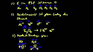 Bestimmung der Oxidationszahl [upl. by Riki]