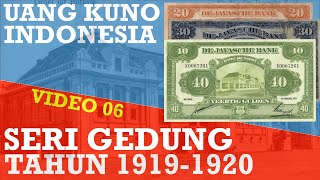 Uang Kuno Indonesia Seri Gedung Tahun 19191920 [upl. by Namielus]