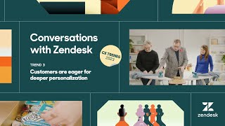 Zendesk Customer Experience Trends 2023  Personalization  Conversations with Zendesk [upl. by Nnylarac570]