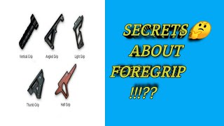 Actual work of foregrip in pubg Classification of all foregrips [upl. by Berky]