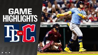 Rays vs Guardians Game Highlights 91324  MLB Highlights [upl. by Norbel]