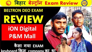 BIHAR BELTRON EXAM REVIEW  iON Digital PampM Mall  17Sept 2024  Today Review  Beltron Review [upl. by Elagibba]