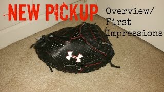 Brand New Pickup Under Armour Catchers Mitt First impressions and Overview [upl. by Eux]