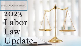 Labor Law Update 2023  Employment Law Update 2023  Employment Law Attorney [upl. by Fawne]