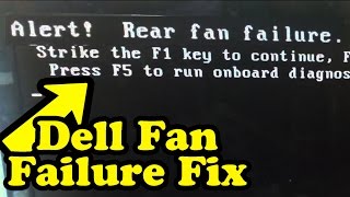 Dell Fan Failure FixBypass How To [upl. by Nwahsan]