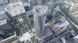 Drone Footage Ningbo Bank of China Headquarters [upl. by Nayek]