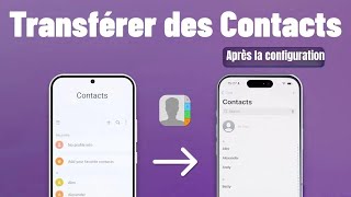 Transférer les Contacts dAndroid vers iPhone 1516 en 2024 Après Configuration [upl. by Carma]