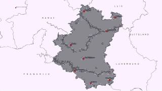 Topografie Provincie Luxemburg [upl. by Suoirrad515]