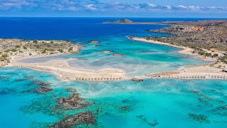 Elafonisi beach Chania Crete Greece [upl. by Roose]