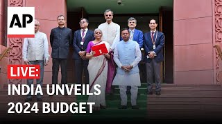 India budget 2024 LIVE Finance minister presents annual plan in parliament [upl. by Greenburg]