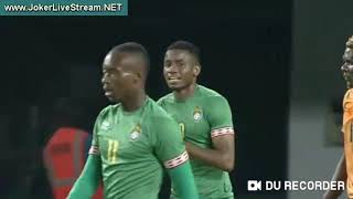 zambia vs zimbabwe afcon qualifiers highlights 1st half [upl. by Irneh]