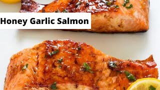 honey lemon garlic salmon [upl. by Meesan]