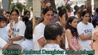 Inside Asia Richest Man World Mukesh Ambani Daughter Isha Ambani Visits School with Kids😍🔥💯 [upl. by Eillas]