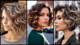 short wavy hairsCORTE PELO CORTO DAMAS DE 4550 AÑOS  CORTE DE CABELLO PIXIE BOB CORTO😎 [upl. by Odnalo]