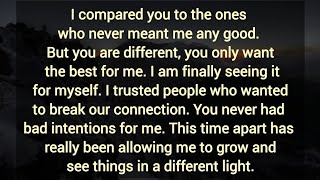 I compared you to the ones who never meant me any good I trusted people who wanted to break our [upl. by Introc916]