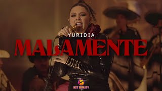 Yuridia  Malamente  LETRA [upl. by Alair]