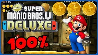 2C Mortons Compactor Castle ❤️ New Super Mario Bros U Deluxe 100 ❤️ All Star Coins [upl. by Adniles]