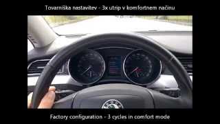 Skoda Superb II MY2010  comfort turn signal cycle number change  sprememba št utripov smernikov [upl. by Rutter]