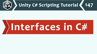 Interfaces in C  C Interfaces  Unity C Scripting 147 [upl. by Alinna472]