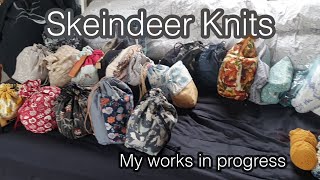 Skeindeer Knits Going through my knitting works in progress [upl. by Celisse]