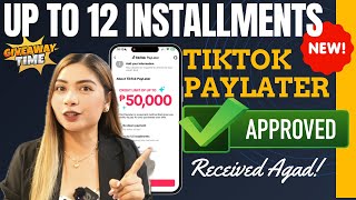 ✅OMG LEGIT APPROVED AGAD AKO SA TIKTOK PAYLATER MAY PANGSHOPPING NA [upl. by Alaek337]