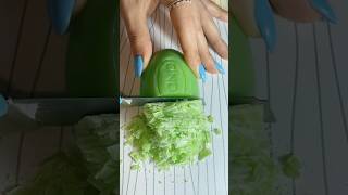 Cutting dry soap on table asmrsoap oddlysatisfying asmrsounds [upl. by Bale]