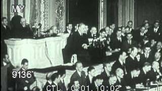 1941 President Roosevelt Pearl Harbor Speech the United States Attacked [upl. by Anelrad]