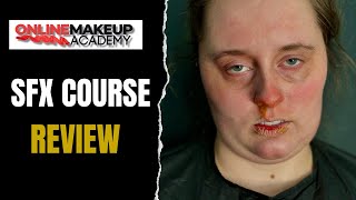 SFX Makeup Course Review My Experience at Online Makeup Academy [upl. by Inerney]