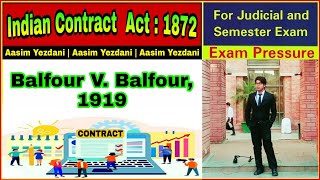 Balfour V Balfour 1919  Faculty of Law  University of Delhi [upl. by Rawde]