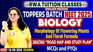 NEET 2025 English Medium Biology  Morphology In Flowering Plants Imp PYQs By Vandana Mam [upl. by Kreg532]