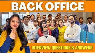 Back Office Interview Questions and Answers for Freshers and Experienced in HindiEnglish [upl. by Merriam]