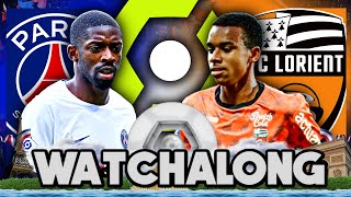 PSG 20 Lorient • Ligue 1 Uber Eats LIVE WATCH ALONG FCLPSG [upl. by Agostino216]