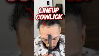 Cowlick lineup 100k barber 1million haircut nba orlando hair orlandobarber nfl 1m shorts [upl. by Rodl]