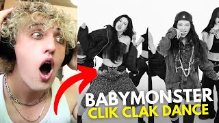 BABYMONSTER  ‘CLIK CLAK’ PERFORMANCE VIDEO  REACTION [upl. by Edurtreg]