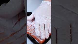 Mastering Salmon Filleting for Sashimi amp Sushi 🍣Food Adventure [upl. by Acissev]