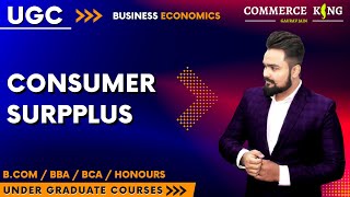 7 Consumer Surplus  ugc  bcom  bba  ba  bca  honours [upl. by Ylrebme]