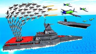 New Impossible Aircraft Carrier Boss Fight in Ravenfield [upl. by Dnomad]