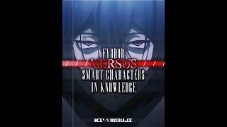 Fyodor Dostoevsky vs Smart Characters in Knowledge  Bungo Stray Dogs edit  anime manga bsd fyp [upl. by Ilise519]