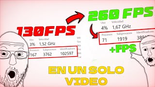 LA MEJOR OPTIMIZACION PARA SUBIR FPS EN TUS JUEGOS  SENCILLO [upl. by Bautram]