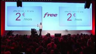 Free  Forfait mobile à 2 euros 100112 [upl. by Elleinet217]