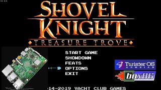 ROCK PI 4C SHOVEL KNIGHT  TREASURE TROVE 1080p  BOX86 [upl. by Nosydam]